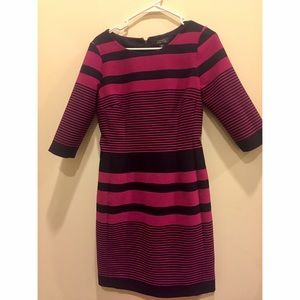 Striped Tahari dress